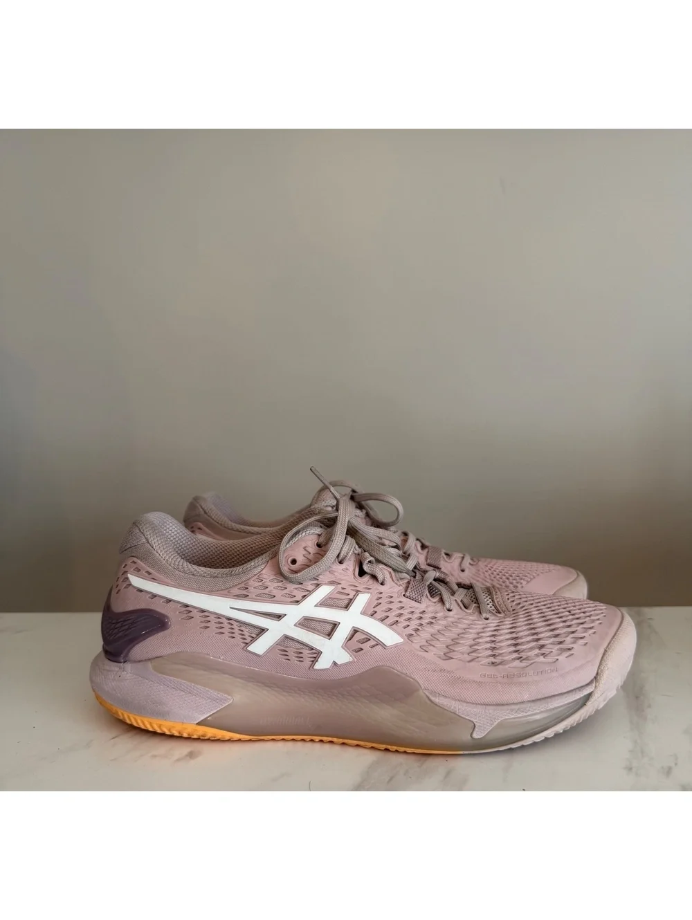 ASICS GEL-Resolution 9 Clay Women’s Tennis Shoes Size 10.5 Watershed Rose